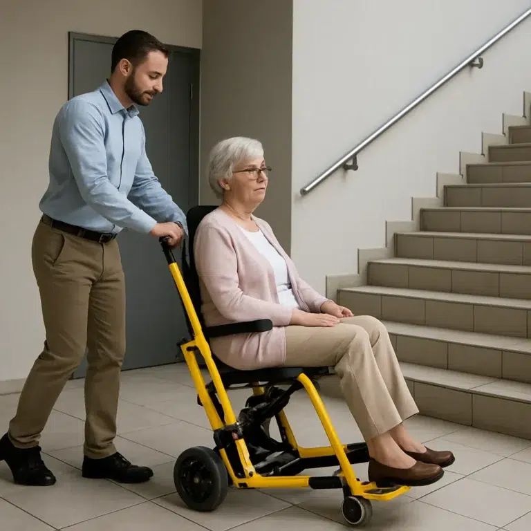 Krzesła do ewakuacji w budynkach publicznych – jak wybrać model dopasowany do potrzeb?