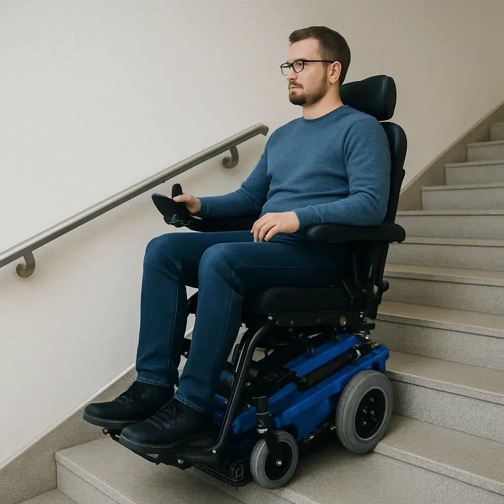 Schodołaz elektryczny a bezpieczeństwo operatora podczas pokonywania schodów